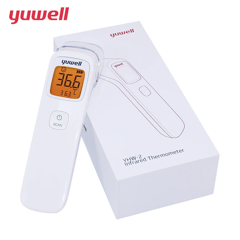 yuwell-Thermometer-Infrared-measure-the-object-temperature-Digital-lcd-non-contact-Adult-Baby-body-Medical-equipment
