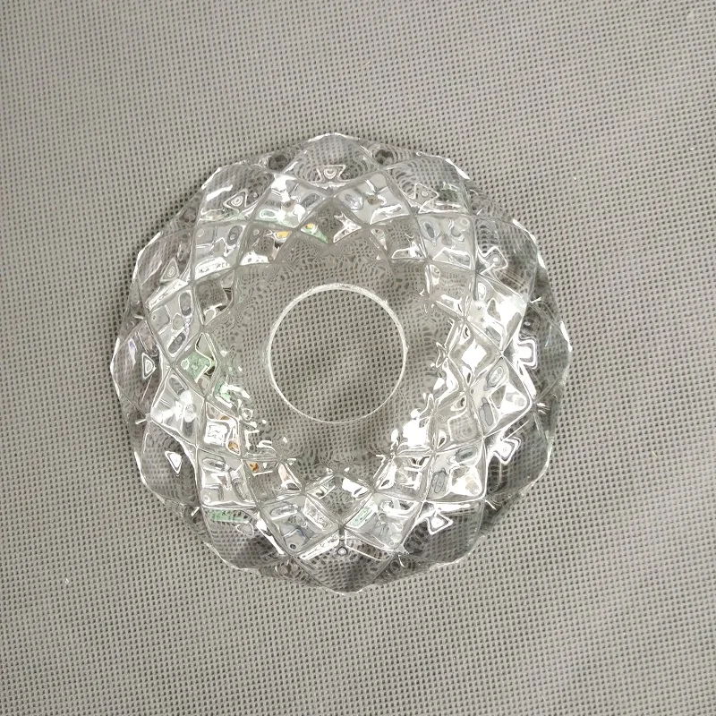 2 шт./лот люстра со стразами прозрачная стеклянная миска E14 патрон чистая люстра в виде подноса декоративный поднос для осветительных приборов