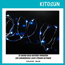 Распродажа, 50 шт в наборе, CR2032 монета Батарея управляемый Светодиодные строки света свадебного стола декор в виде вазы светодиодный виноградный мини-светодиод вечерние свет