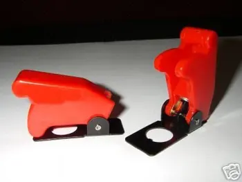 

Toggle Switch Military Red Safety Cover/Guard R01 500