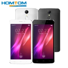 Homtom ht27 mt6580 1.3 ГГц смартфон quad core 8 г rom 1 г RAM Android 6.0 Мобильный Телефон 3000 мАч 5.5 Дюймов 3 Г Мобильного Телефона Отпечатков Пальцев