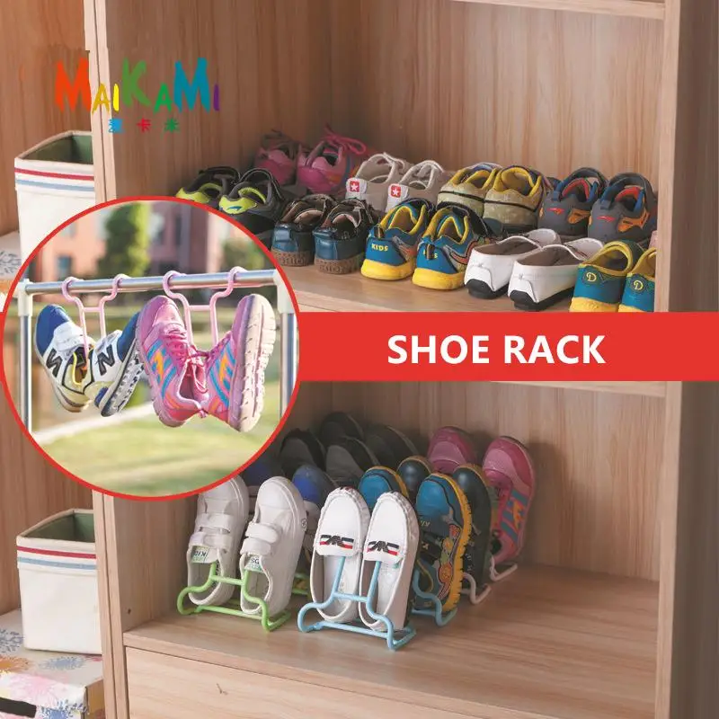 2pcs New Fashion Shoe Racks Modern Double Cleaning Storage