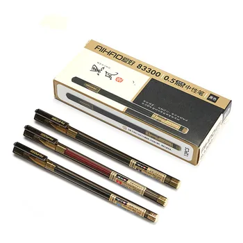 

AIHAO Brand New Arrival Stationery Gel Pen Smooth Writing Sign in Pen 12pcs/box 0.5 MM Point Free Shipping