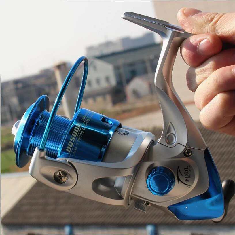 

Wheels Fish Spinning Reel 5.2:1, 6 Ball Bearing Fishing Reels Spool Fish Spinning Wheels Lightweight Rear Accessories