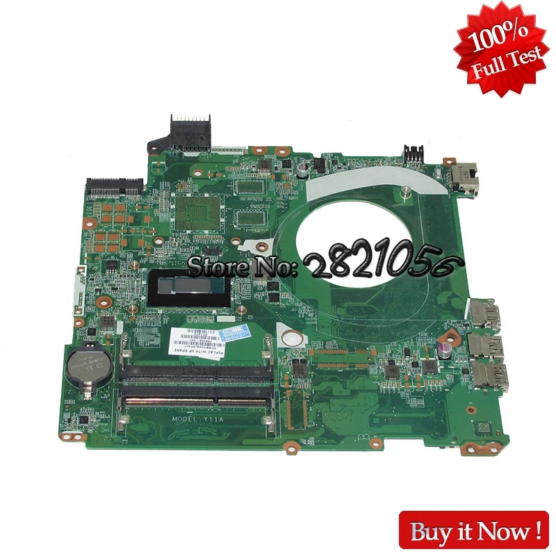 

Nokotion laptop motherboard 766469-501 766469-001 DAY11AMB6E0 For HP Pavilion 15-P 15.6 inch DDR3 SR1EF With I5-4210U On Board