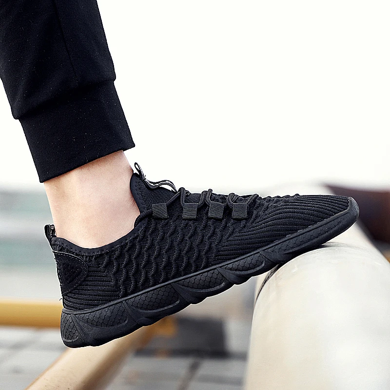 Goede Branden Lente Herfst Nieuwe Modellen Mannen Schoenen Mode Comfortabele Casual Schoenen Voor Mannelijke Zachte Mesh Ontwerp Platte Schoenen Mans Sneakers