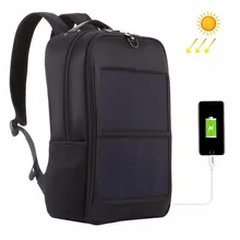 HAWEEL 14 W солнечная панель рюкзак для ноутбука с ручкой и 5 V/2.1A Max двойной usb порт для зарядки