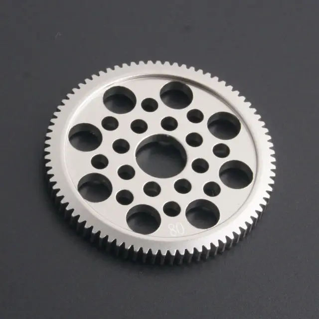 RC Sakura 7075-80T Silver Spur gear 80T для 1/10 D3 CS Drift Racing Car | Игрушки и хобби