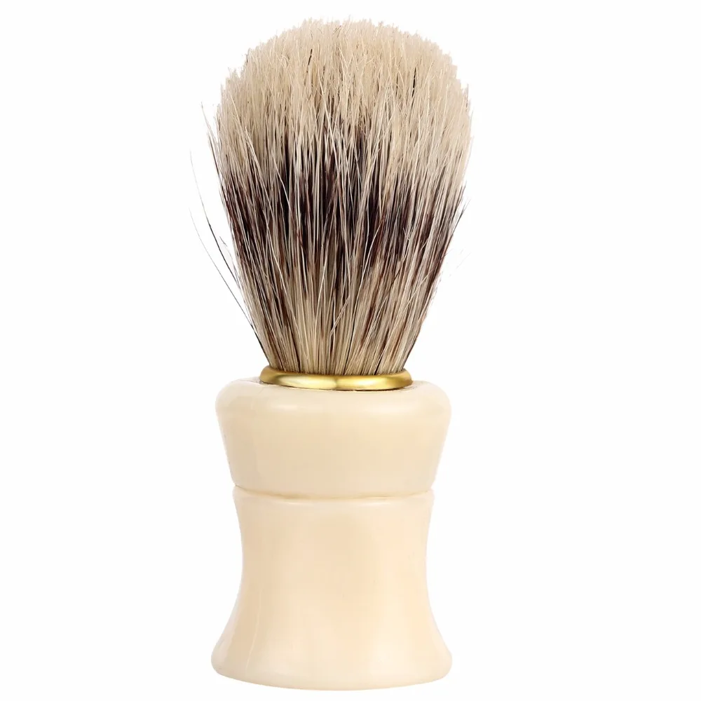 Boar Bristle Men Shaving Brush Barber Beard Brush Plastic Handlein