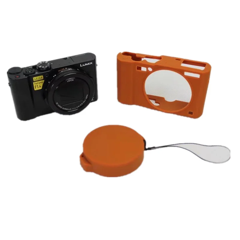 11pcs/lot Soft Silicone Rubber Camera Case Cover For Panasonic Lumix L
