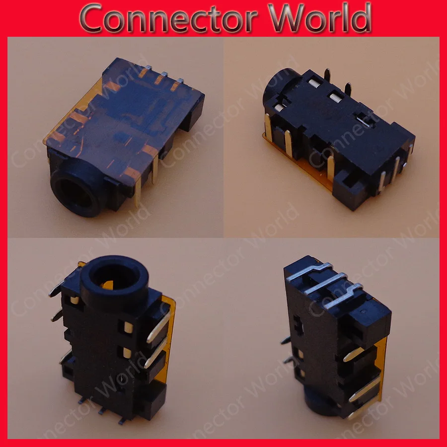 

1-100pcs 3.5mm Audio Jack MIC Connector for Acer 4810 4810TZ T Z G TZG 3935 1430 1830 1830T 8P 8pin Headphone Socket 19x11x4.5mm