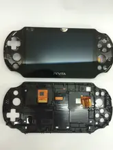 Novo original para ps vita psv psvita 2 2000 tela lcd montado preto com filme protetor de tela