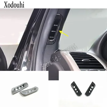 

For Jeep Grand Cherokee 2014 2015 2016 2017 2018 2019 Car Garnish Detector Trim Front Air Condition Outlet Vent Moulding 2pcs