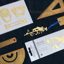 1 шт. ретро металл животные латунь закладка креативный знак книги корейский канцелярские принадлежности подарок посылка школьные принадлежности