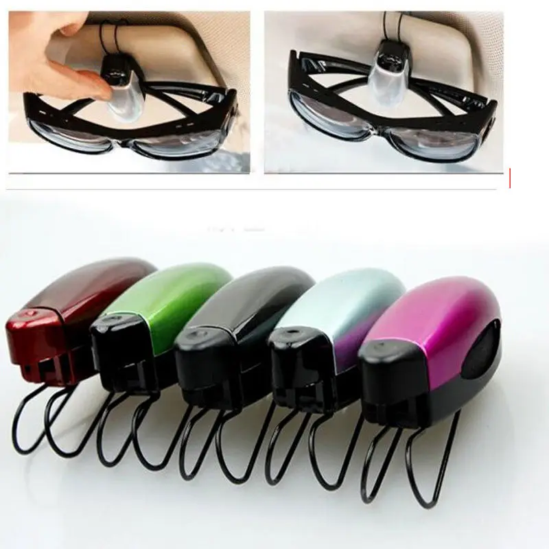 Sun Visor Eye Glass Sunglasseses Card Pen Holder Clip Car Vehicle