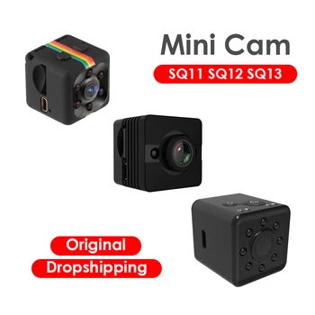 Mini cámara DV SQ11 SQ12, Original, WiFi, SQ13, Espia, Full HD, visión nocturna, grabadora de vídeo y sonido, cámara corporal de acción, microcámara