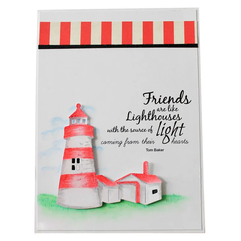 

Lighthouse Metal Cutting Dies for Scrapbooking New 2019 Craft Cuts Card Making Album Embossing Paper Stencil Decoration