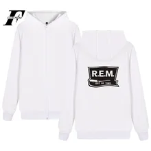 LUCKYFRIDAYF Rock Cream Hoodie Zipper Music Band Sweatshirt Winter High Quality Coat Plus Jacket Oversize Hoodies Women Zipper