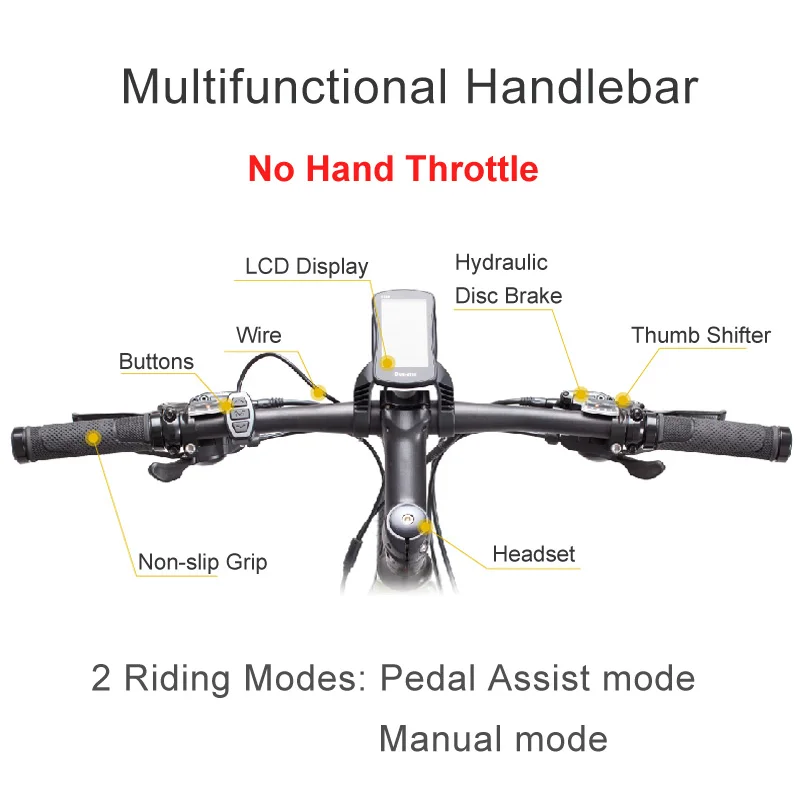 Flash Deal High Quality 29 Inch Electric Bicycle, Mountain Bike, Hidden Lithium Battery, 5 Level Pedal Assist, Lockable Suspension Fork 1