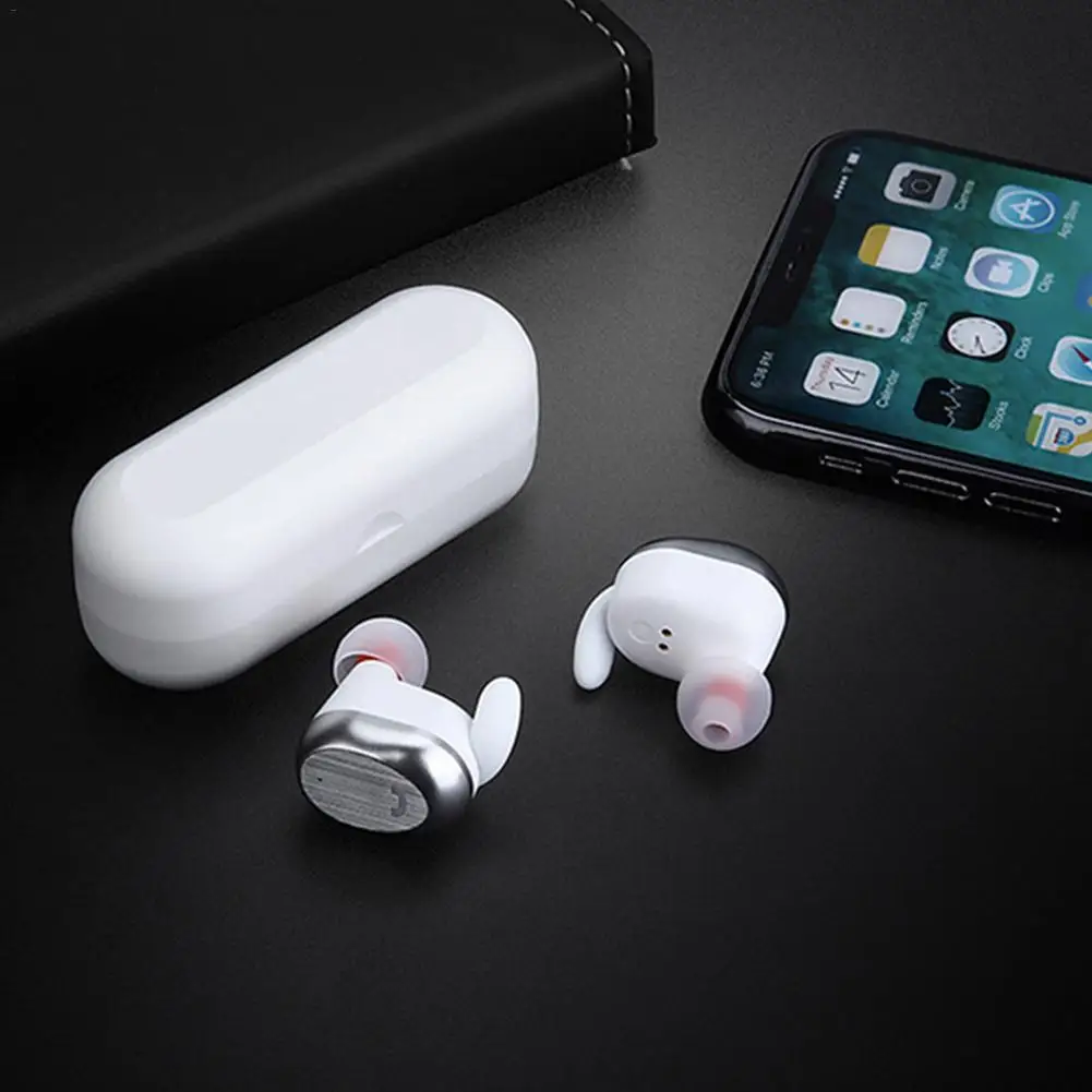 Лучшая цена M9 TWS Bluetooth гарнитура Беспроводные вкладыши металлический чехол для