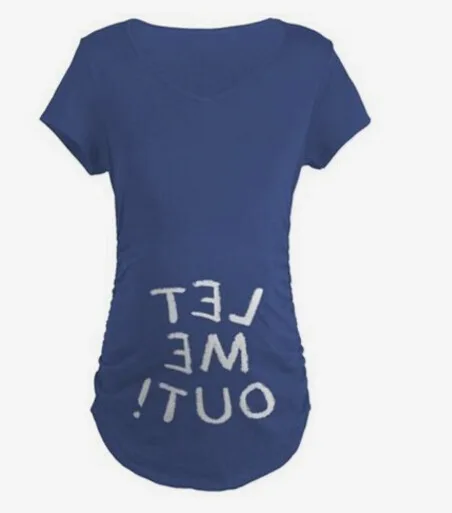 Летняя одежда для беременных, футболки для беременных, хлопковая футболка с длинным рукавом и круглым вырезом - Цвет: 16