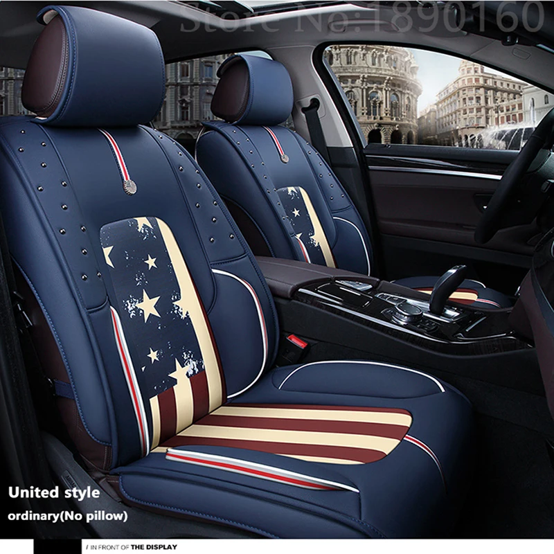  ( Front + Rear ) Special Leather car seat covers For Chevrolet Cruze Captiva TRAX LOVA SAIL auto ac