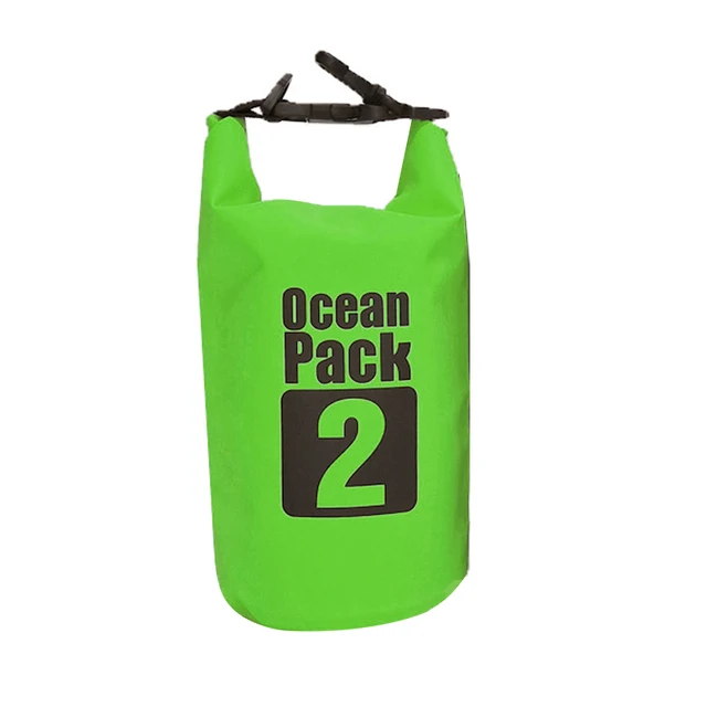 500D PVC Sports Camping Equipment Travel Kit 2L Ocean Pack Portable Waterproof Outdoor Bag Storage Dry Bag For Canoe Kayak