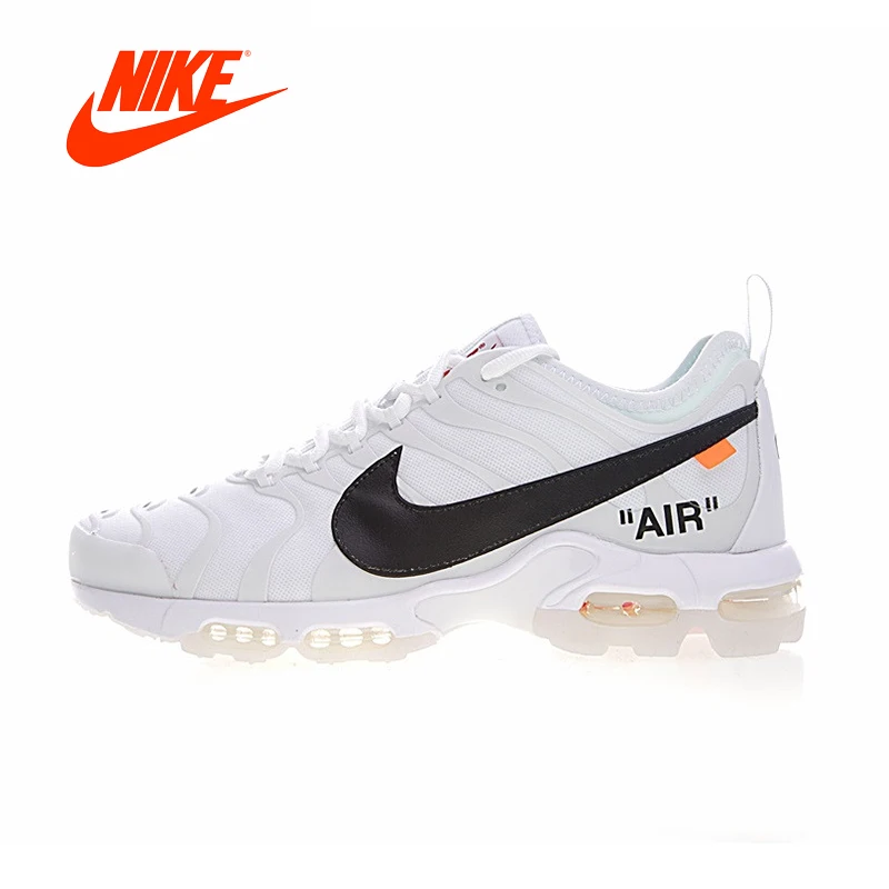 

Original New Arrival Authentic Nike Air Max Plus TN Ultra x Off-White Men's Cushion Retro Running Shoes Sneakers AA3827-100