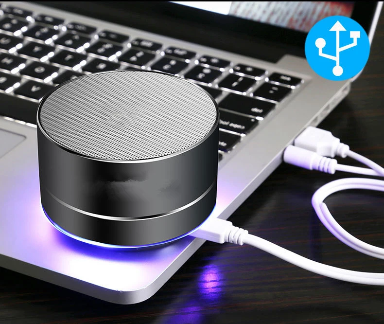 SUOZUN S10U Bluetooth динамик Металлические Мини портативные колонки Subwoof звук с