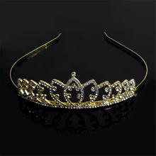 Vintage Wedding Bride Crystal Headband Crown Tiara Hair Accessories Jewelry Prom-Y094