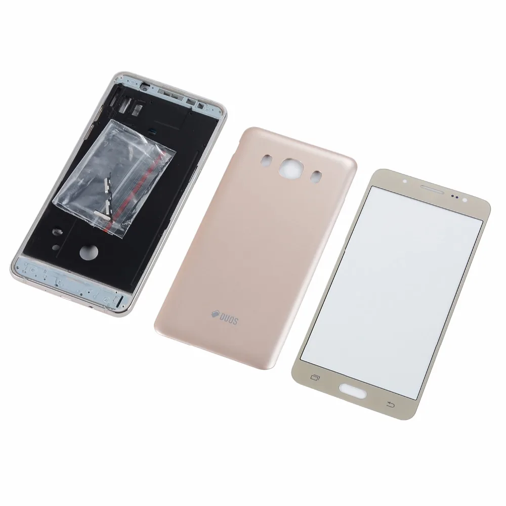 Для Samsung J7 2016 J710 J710FN J710F корпус средняя рамка задняя крышка аккумулятора + ЖК
