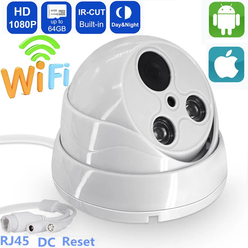 IP камера купольная 1080P Wi Fi IP60 720P 960P ночное видение|Камеры видеонаблюдения| |