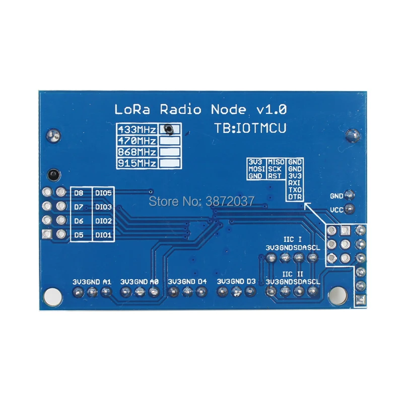 4 шт. DIYmall 433/868/915 МГц Lora радио узел V1.0 SX1278 Rola модуль ATmega328P RFM98 беспроводной DIY Набор