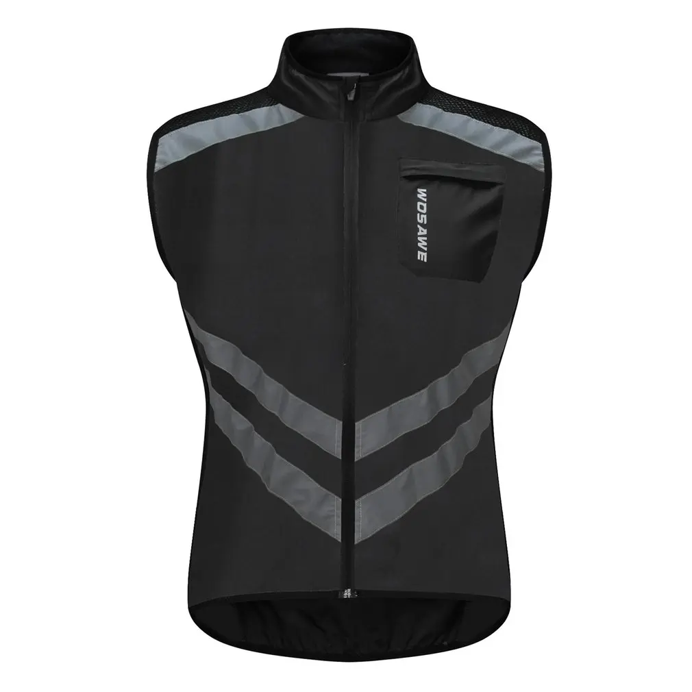 

BL208-B Cycling Running Ultra Light Reflective Waterproof Vest Windbreaker Mountain Bike Reflective Windbreaker