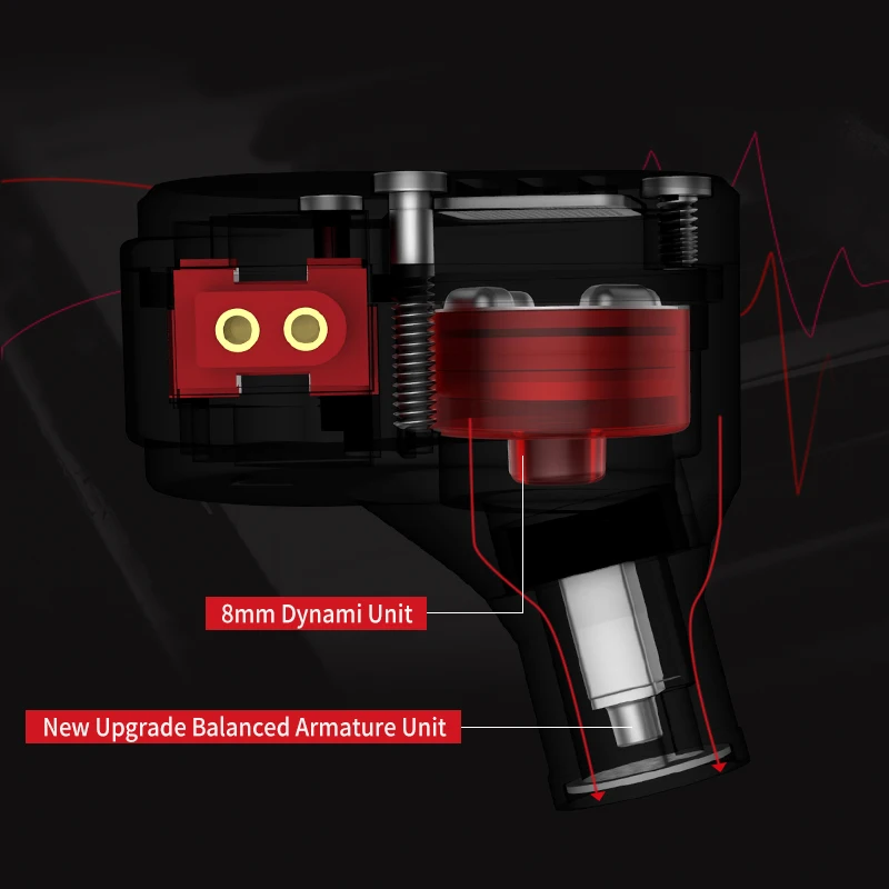 KZ ZSA Metal in Earphone Armature And Dynamic Hybrid In Ear Monitors Sport Headset Earbuds HiFi Bass Noise Cancelling Headphones