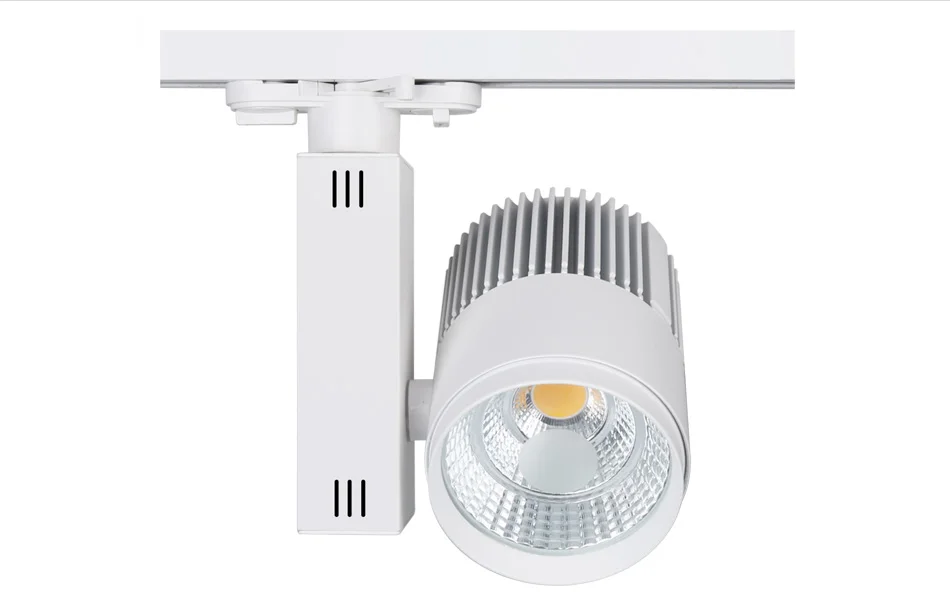 8Track Lighting LED Tracking Lamp 30W LED Clotheing Shopping Mall Exhibition Rail Light Black White Aluminum Modern Spot Lights