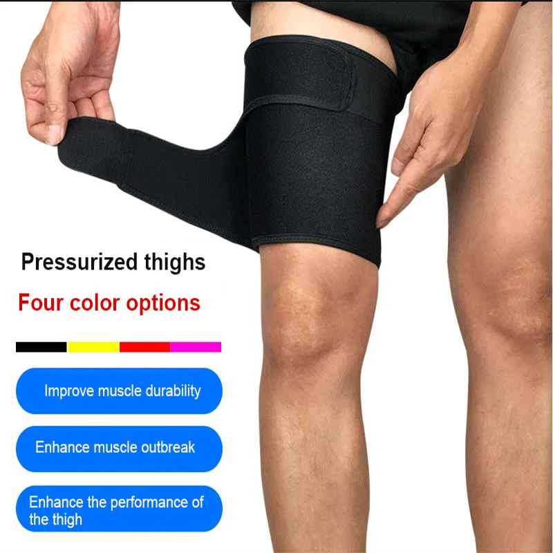 1PCS Sport Thigh Guard Muscle Strain Protector Muslo Pads Support