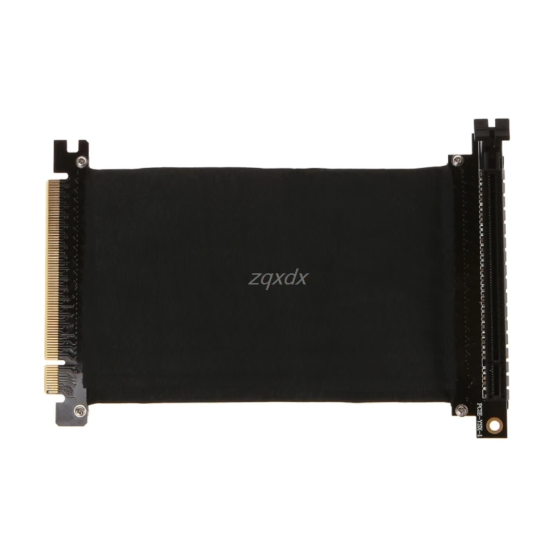 PCI Express PCI-e 16x гибкий кабель Расширение карты Порты и разъёмы высокоскоростной адаптер Riser Card-под прямым углом Z07 Прямая поставка