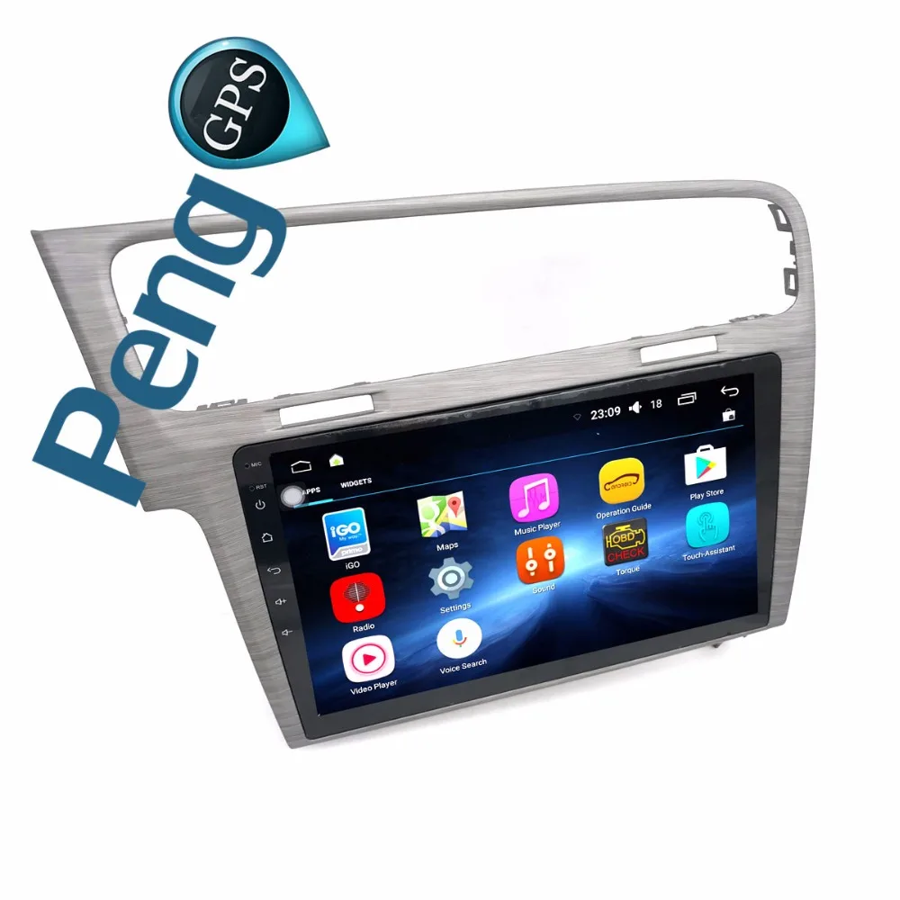 Quad Core CD DVD Player 2 Din Stereo Android 6.0 Car Radio for GOLF 7