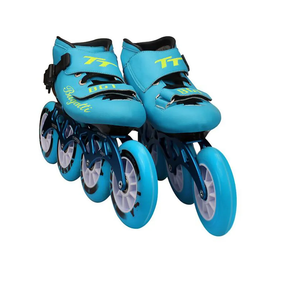 JEERKOOL المهنية مضمنة سرعة الأسطوانة ألياف الكربون 4 عجلة الأسطوانة 100/110 ملليمتر مضمنة التزلج عجلات Patines f039