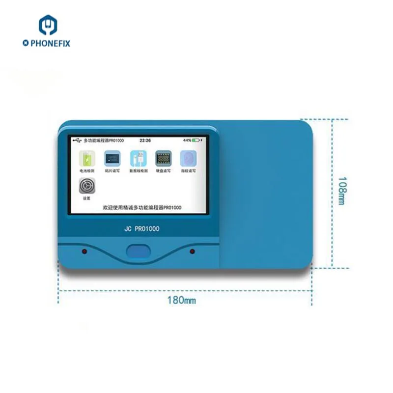 JC Pro1000S NAND программер HDD чтения и записи набор инструментов для ремонта iPhone 4, 5, 6, 7, 8, X запасные части для iPad 2/3/4 5 6 iPad Air 12 мини 1234 - Цвет: Pro 1000S Host