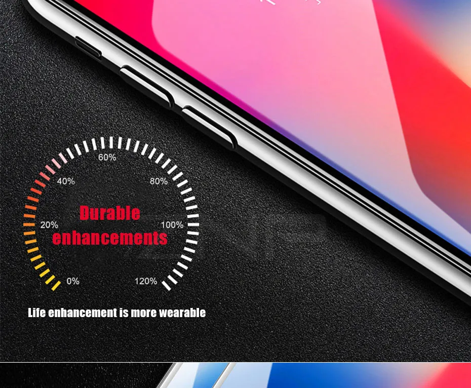 Новинка 6D полное покрытие из закаленного стекла для iPhone X 6 6S 7 Plus полная защита экрана Защитная пленка для iPhone X 8 Plus стекло