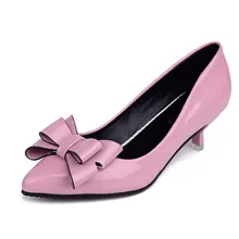 2017 New women’s Single Shoes Fashion Bow With Shallow Bow Decorated Shoes .SSH-007