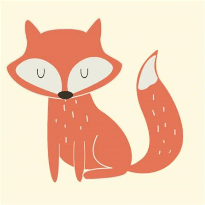 

ShinEquin Animal PVC Patch deal with it Clothes Heat Transfer Printing Fox Iron on patches for clothing kids Diy 3d Sticker
