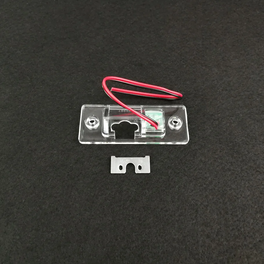 Only Plastic Frame Автомобильная HD CCD камера заднего вида ночного видения для VW Touareg Passat Tiguan Polo Santana Golf Skoda Fabia для Porsche Cayenne - Название цвета: Only Plastic Frame