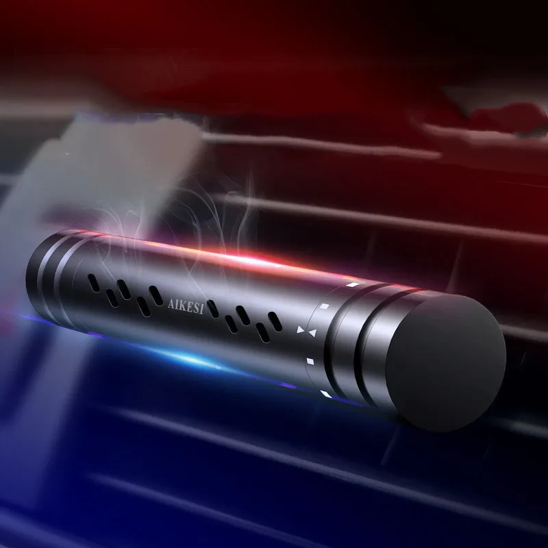 AIKESI سيارة العطور تكييف الهواء منفذ الهواء رائحة عصا الصلبة سيارة الإبداعية البسيطة المعادن الحلي الهواء المعطر العطر كليب AIKESI سيارة العطور تكييف الهواء منفذ الهواء رائحة عصا الصلبة سيارة الإبداعية البسيطة المعادن الحلي الهواء المعطر العطر كليب