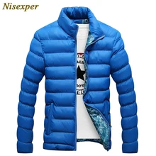 Nisexper зимние куртки мужские Брендовые повседневные мужские s пальто толстая Парка мужская верхняя одежда плюс размер 5XL куртка мужская одежда