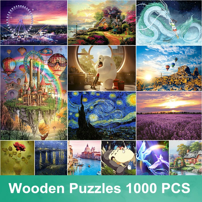 Aliexpress.com : Buy New Wooden Puzzles 1000 pcs Adult ...