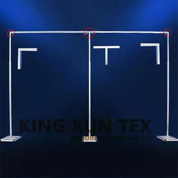 

3m 4m 8m Wedding Backdrop Pipe Stand Rod Frame Stent For Background Curtains
