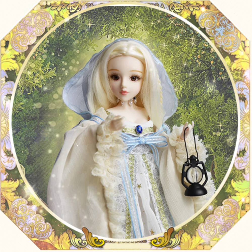 

BJD 1/6 doll MMGirl Tarot Series 30cm Joint body doll Name is The Hermit Golden hair